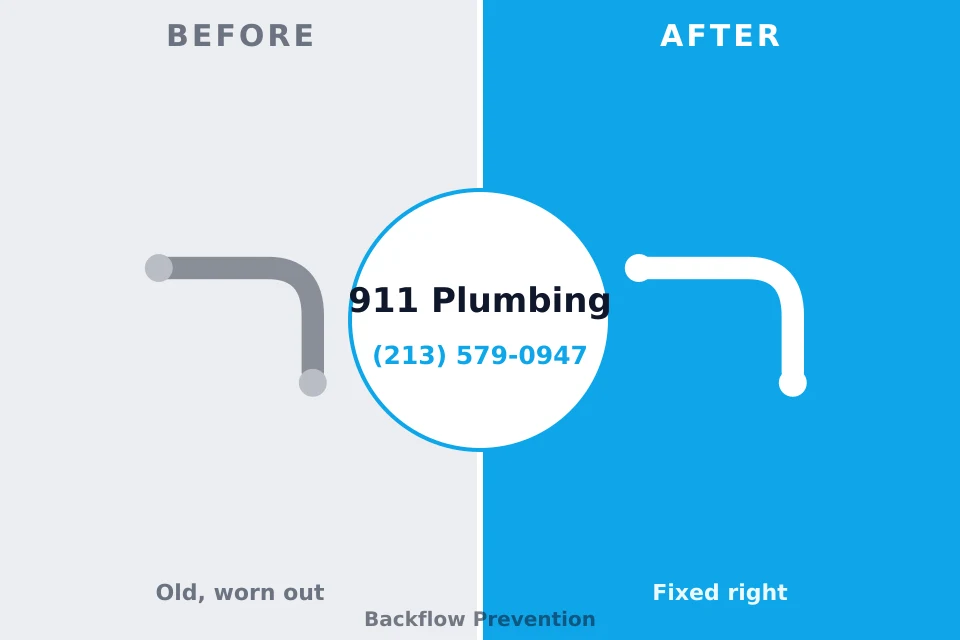 Before and after: plumbing repair Fairfield Glade, TN